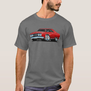 T-shirt Classic Vintage Red Car Roadster