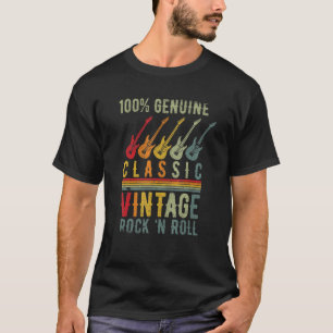 T-shirt Classic Vintage Rock 'n Roll Music Guitare électri