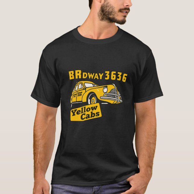 T-shirt Classic Yellow Cab (Devant)