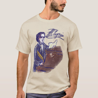 T-shirt Classical Composer Chopin Piano Art Vintage