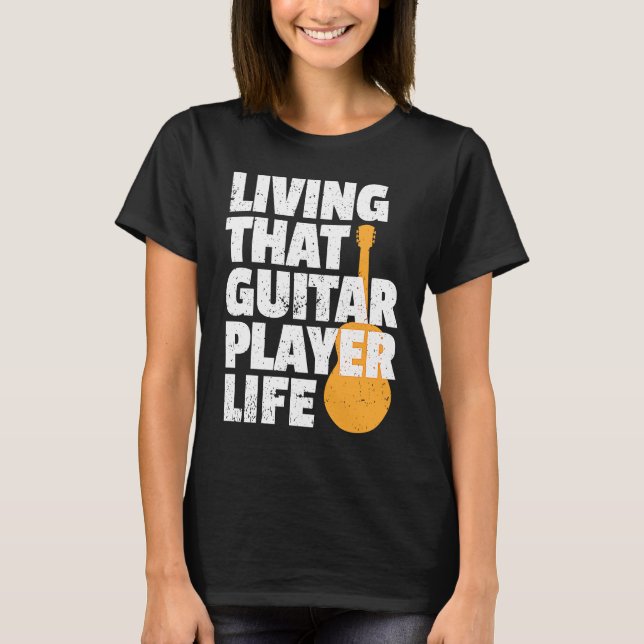T-shirt Classical Guitarist Acoustic Guitar Teacher Guitar (Devant)