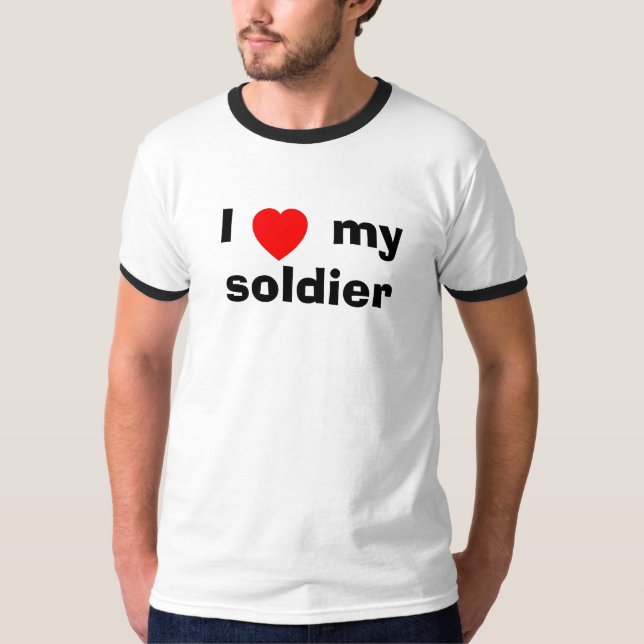 T-shirt classicheart, I      mon soldat (Devant)