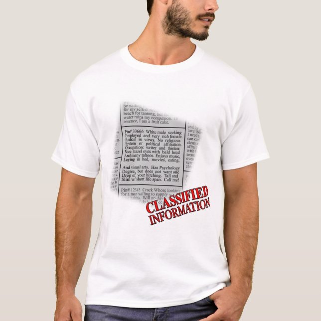 T-shirt Classifié (Devant)