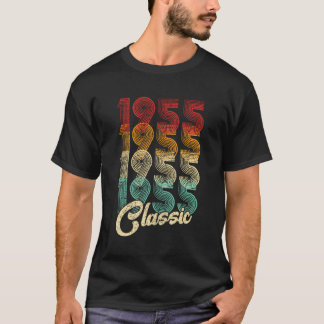 T-shirt Classique 1955 Vintage 65E Anniversaire Cadeau Hom