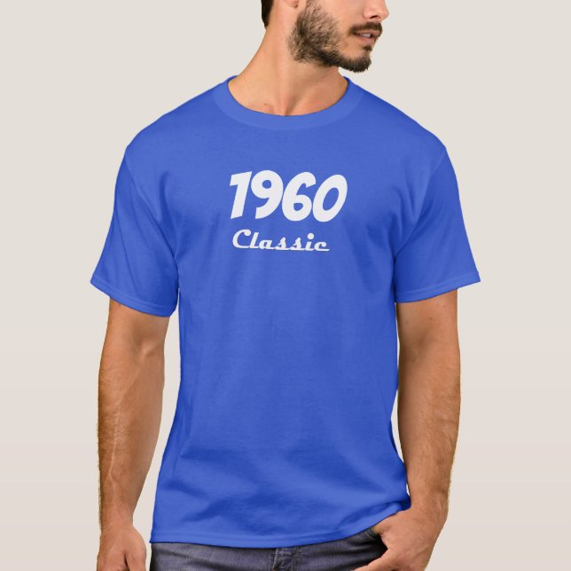 T-shirt Classique 1960 60e anniversaire (Devant)