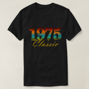 T-shirt Classique 1975 Tee Né en 1975 Cadeaux d'anniversai