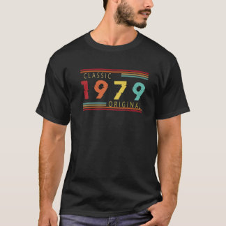 T-shirt Classique 1979 Anniversaire Vintage original Né Es