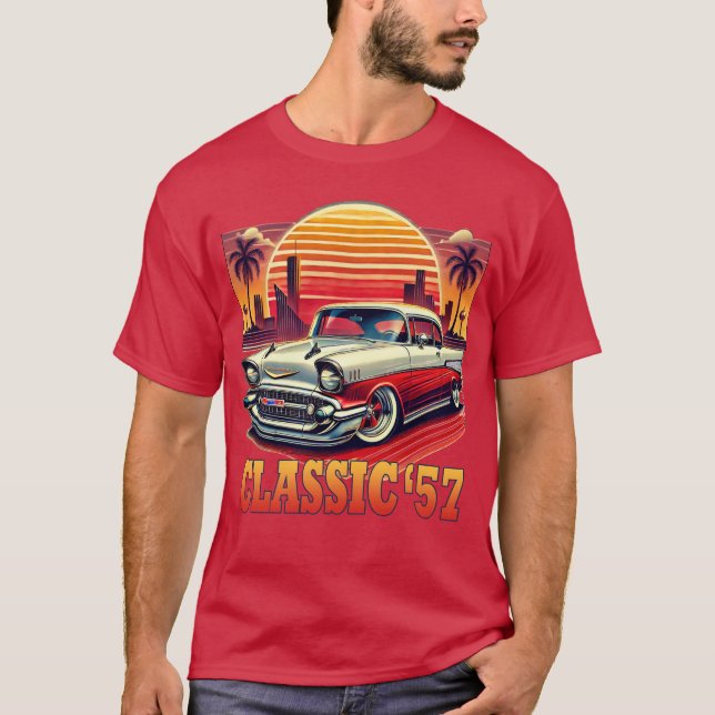 T-shirt classique '57 Chevy inspiré (Devant)