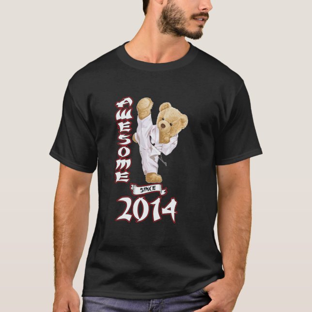 T-shirt Classique 9e anniversaire enfants 2014 Teddy Bear  (Devant)