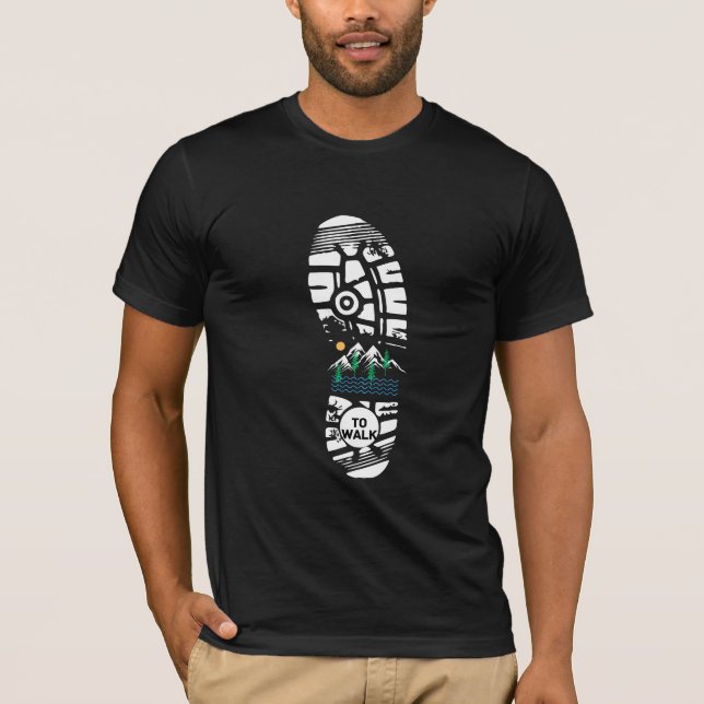 T-shirt Classique À Marcher (Devant)