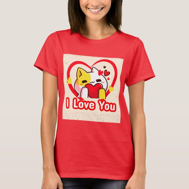❤️ T-Shirt Classique Amour Infini (Devant)