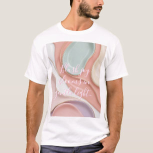 T-shirt classique au motif abstrait stylé