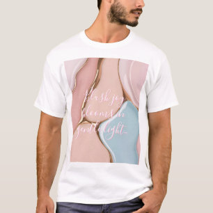 T-shirt classique avec un graphique abstrait éléga
