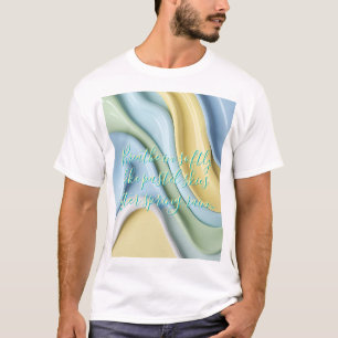 T-shirt classique avec un graphique abstrait stylé