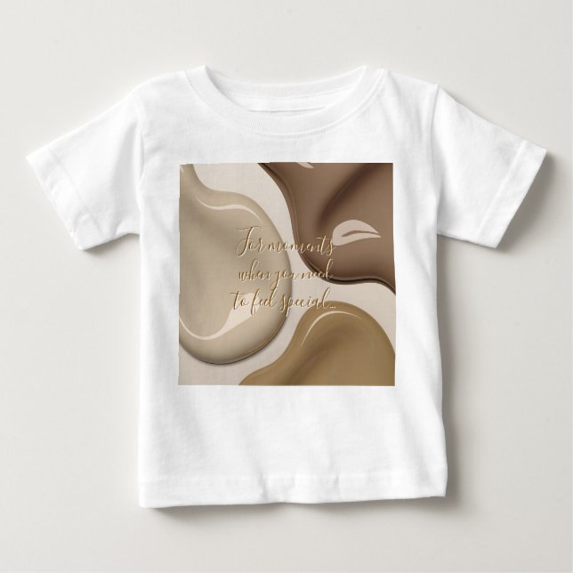 T-shirt classique bébé en graphisme élégant (Devant)