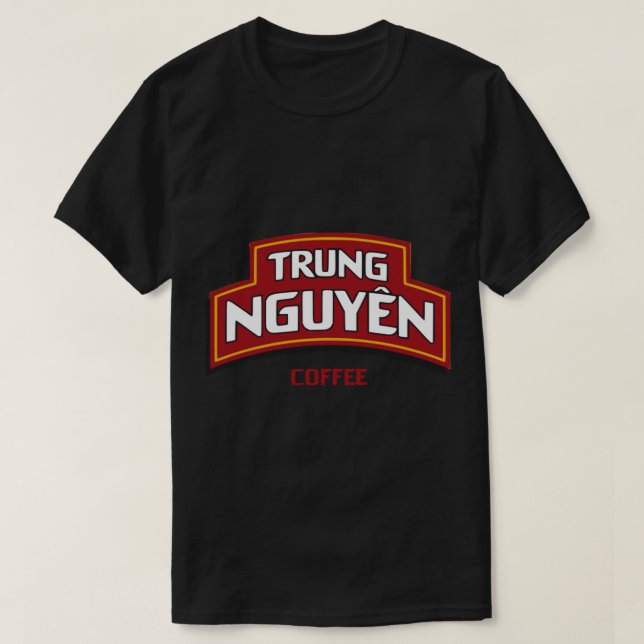 T-shirt classique café Trung Nguyen (Design devant)