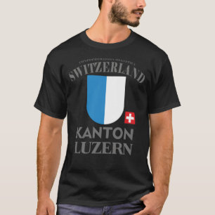 T-shirt classique canton de Lucerne Suisse