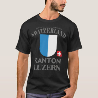 T-shirt classique canton de Lucerne Suisse