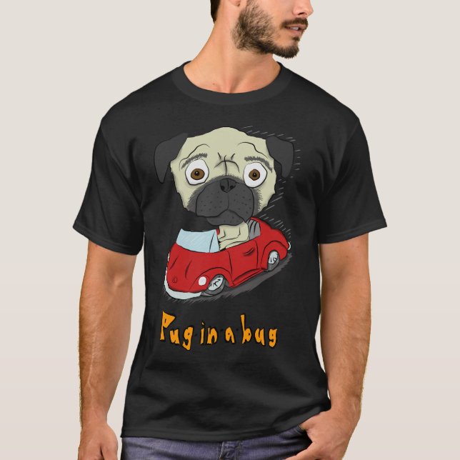 T-shirt classique carlin en bogue 129 (Devant)