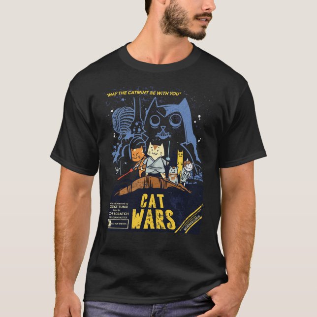 T-shirt classique Cat Wars (Devant)
