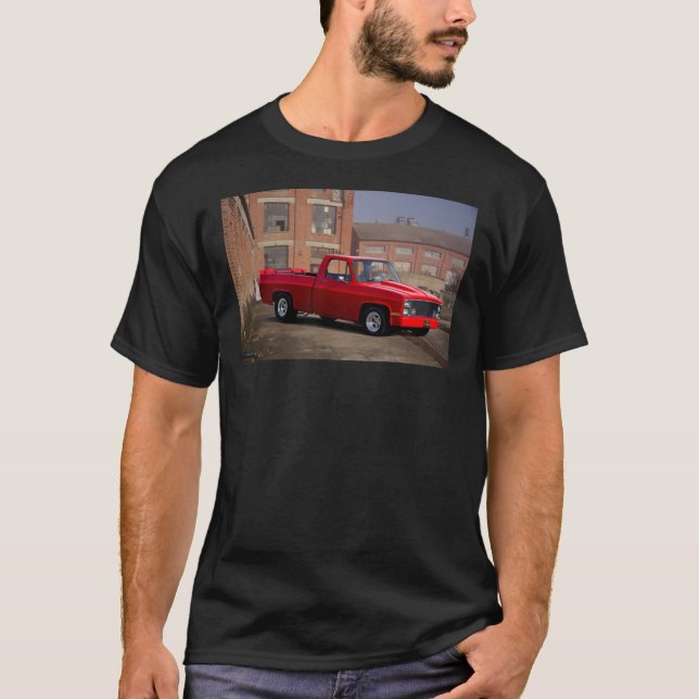 T-shirt classique Chevrolet C10 LRHH Pickup II 198 (Devant)
