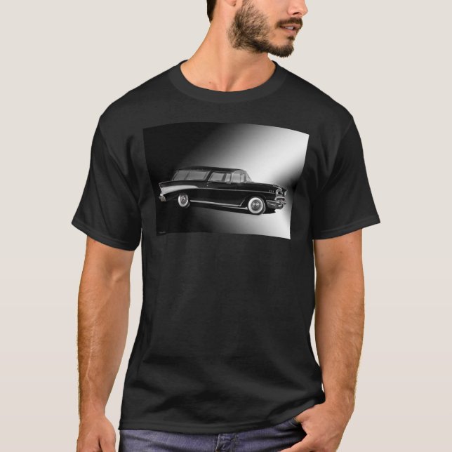 T-shirt classique Chevrolet Nomad Wagon 1957 (Devant)