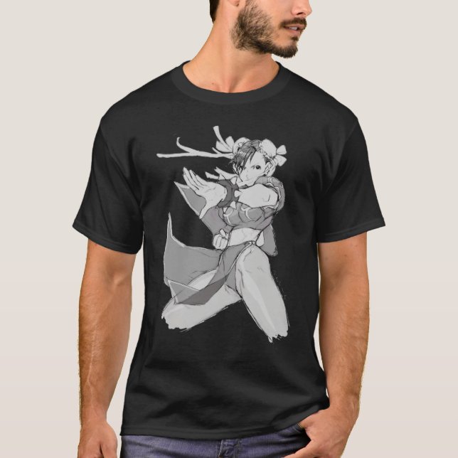 T-shirt classique CHUN LI WATERCOLOR (Devant)