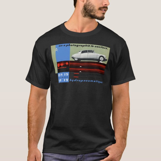 T-shirt classique CITROEN DS (Devant)