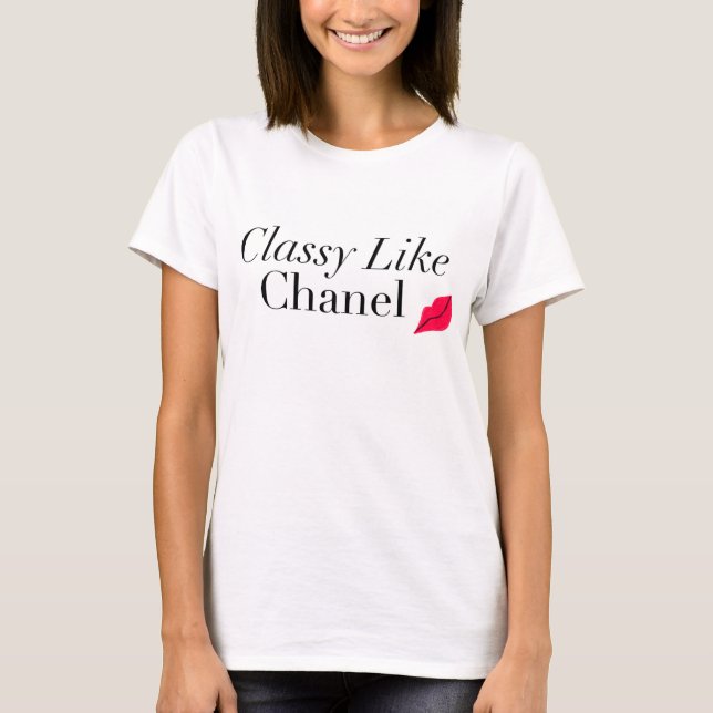 T-shirt Classique Comme Chanel Classique Tee (Devant)
