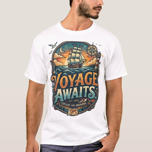 T-Shirt Classique Confort Designer (Devant)
