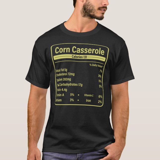 T-shirt classique CORN CASSEROLE (Devant)