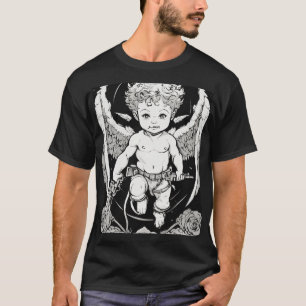 T-shirt Classique Cupid & Coeur Conception traditionnelle 