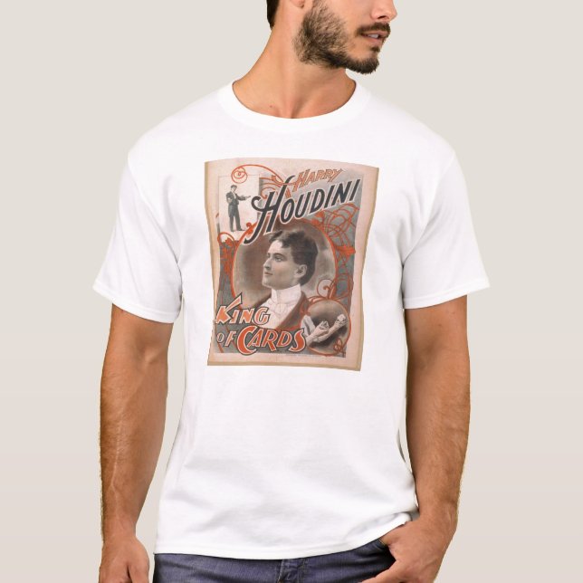 T-shirt classique d'affiche de Houdini (Devant)