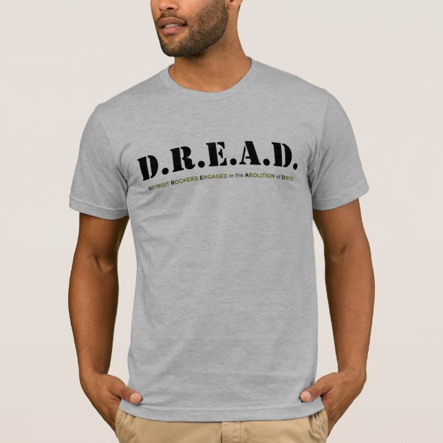T-shirt classique de carte de D.R.E.A.D. (WRIF) (Devant)