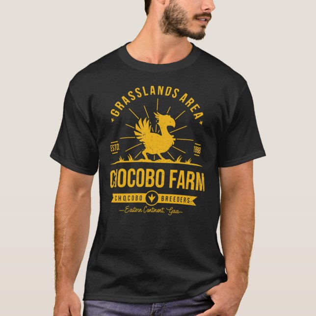 T-shirt classique de Chocobo Farm (Devant)