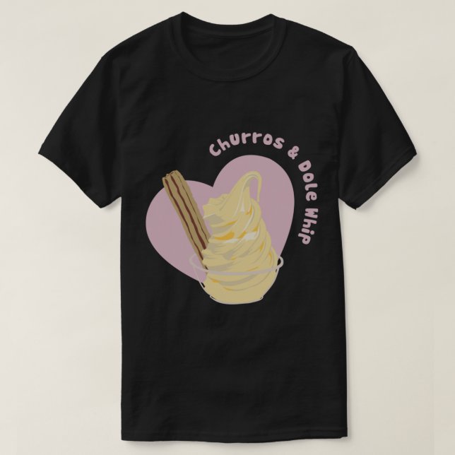 T-shirt classique de Churros et Dole Whip (Design devant)