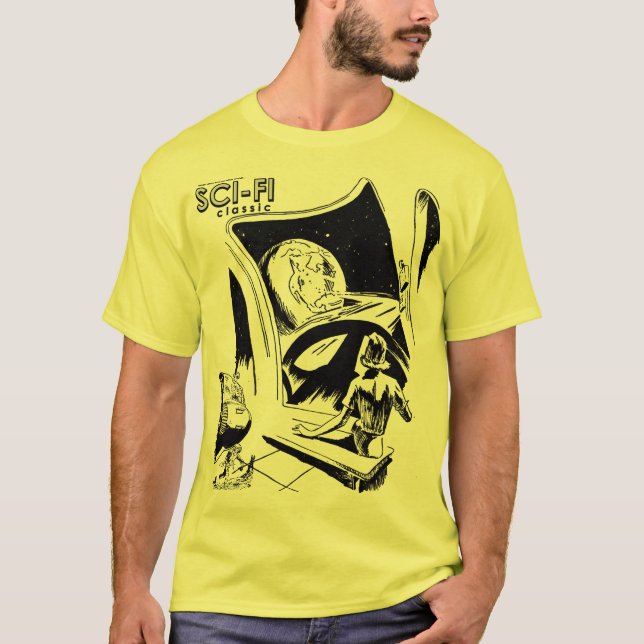 T-Shirt Classique de la SCI-FI des Années 1950 (Devant)