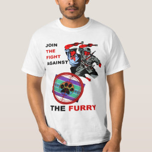 T-shirt classique de l'art anti-furie