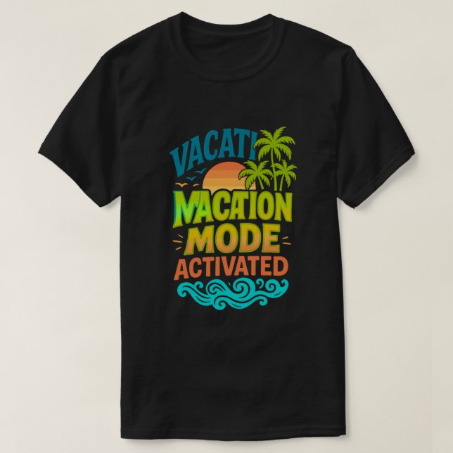 T-shirt classique de l'été bonjour  (Design devant)