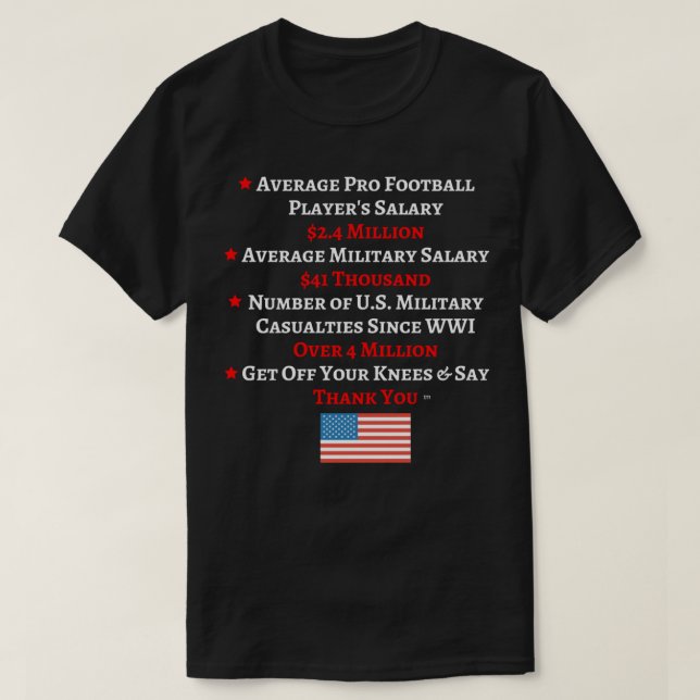 T-shirt classique de l'hymne national (Design devant)