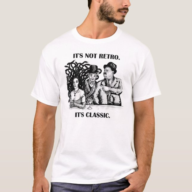 T-shirt Classique de méduse non rétro (Devant)