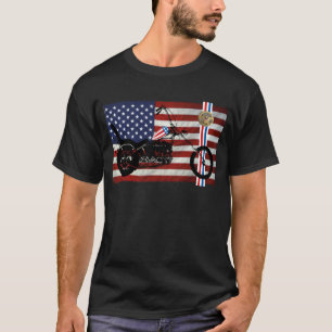T-shirt classique de moto