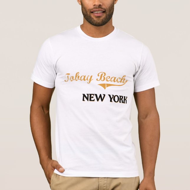 T-shirt Classique de New York de plage de Tobay (Devant)