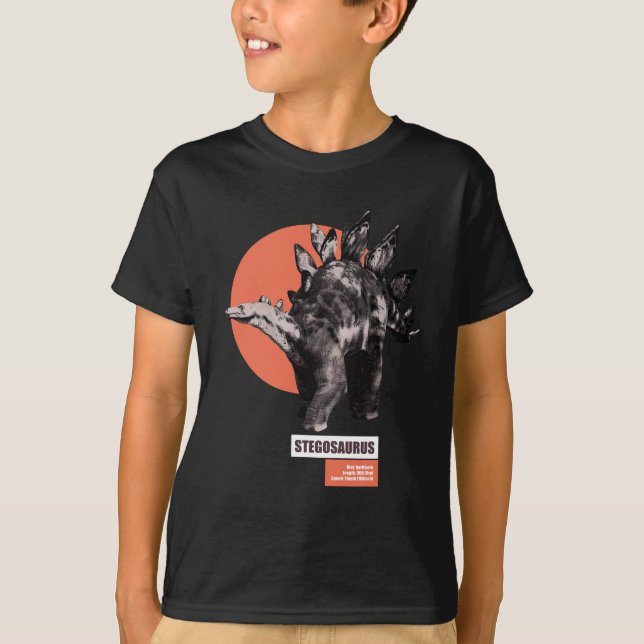 T-shirt Classique de Stegosaurus (Devant)