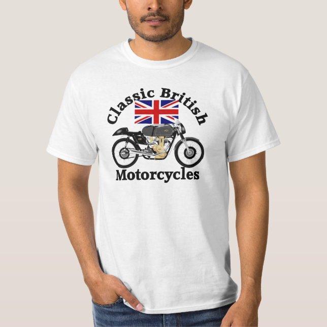 T-shirt classique de vélo d'AJS 7R (Devant)