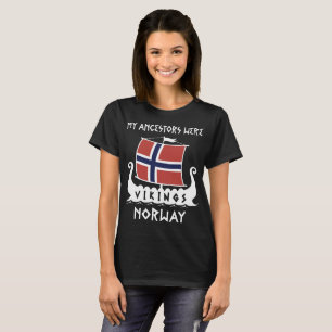 T-shirt classique de Vikings Norvège Norvège