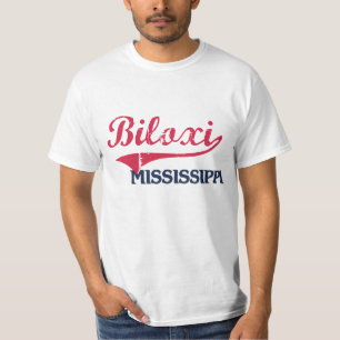 T-shirt Classique de ville de Biloxi Mississippi