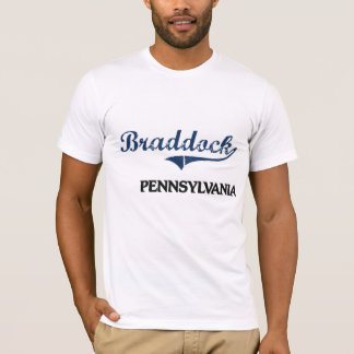 T-shirt Classique de ville de Braddock Pennsylvanie