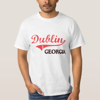 T-shirt Classique de ville de Dublin la Géorgie