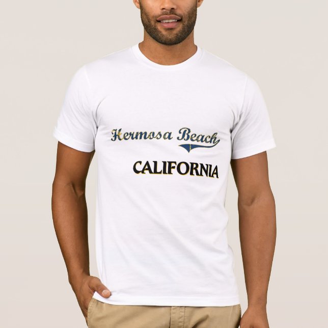 T-shirt Classique de ville de la Californie de plage de (Devant)